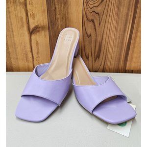 A New Day Lavender Ady65 Harlow Women's Slip On Sandals Size 8.5